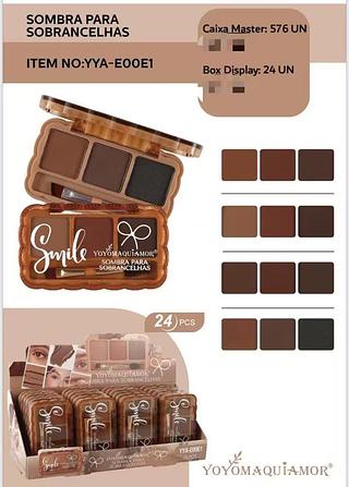 YOYO SOMBRA PARA SOBRANCELHAS-24PCS/5.00
