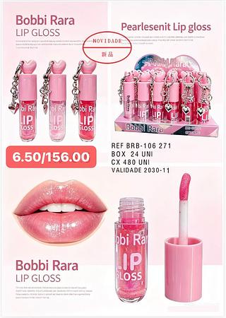 BOBBI RARA LIP GLOSS 2 EM 1-12PCS/6.50