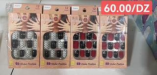 unha postiça ADULTO COM AUTOCOLANTE -12CAXINHA COM 24PCS/4.50