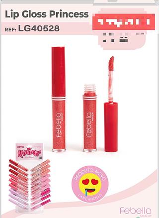 FEBELLA LIP GLOSS PRINCESS-1.91/36PCS