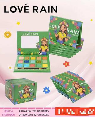 LOVE RAIN PALETA DE SOMBRAS-12PCS/13.83