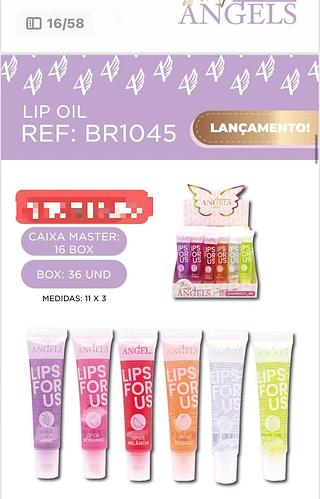 4 ANGELS-LIP OIL-36PCS/3.16
