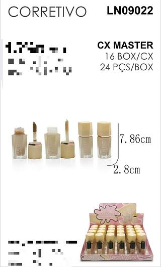 LUANEVE CORRETIVO LIQUIDO-24PCS/6.50