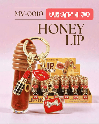 HONEY LIP GLOSS- DE MEL-24PCS/6.00