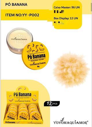 YOYO MAQUIAMOR PO BANANA-12PCS/4.00