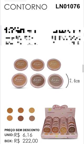 LUANEVE CONTORNO -36PCS/6.00