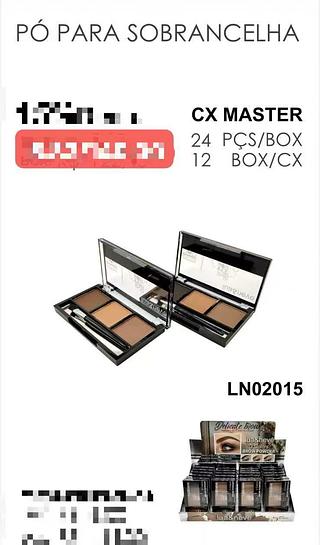 LUA NEVE SOMBRA PARA SOBRANCELHA-24PCS/5.83