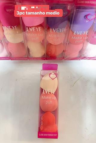 KIT DE ESPONJA PARA MAQUIAGEM-12PCS/2.66
