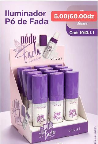 VIVAI ILUMINADOR PO DE FADA-12PCS/5.00