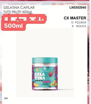 LUANEVE GELATINA CAPILAR FRUTTI-12PCS/6.50