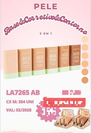 LABRANCHE BASE E CORRETIVO E CONTORNO EM BASTAO-24PCS/6.00