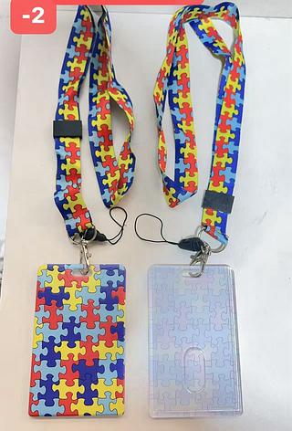 PORTA CRACHA AUTISMO-12PCS/2.50