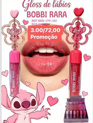 BOBBIRARA LIP GLOSS--24PCS/3.00