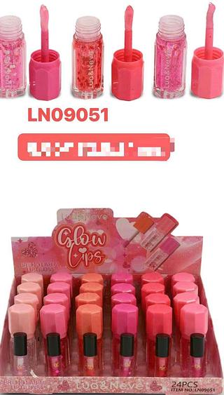 LUANEVE LIP GLOSS-24PCS/5.50