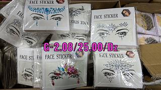 ADESIVO PEDRAS P/ROSTO-G-12CT/2.08