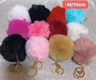 CHAVEIRO POMPOM PELUCIA -12PCS/2.25