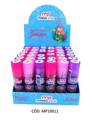 MARIA PINK BRILHO LABIAL SEREIA INFANTIL-36PCS/2.08