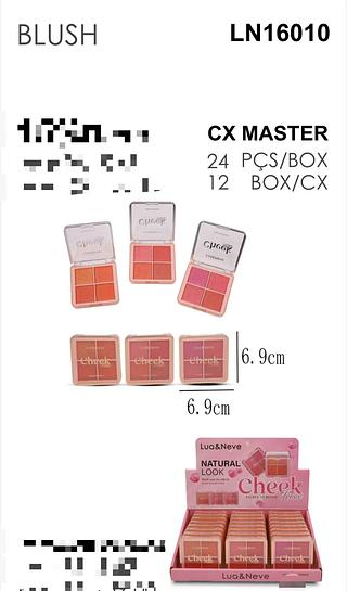 LUANEVE BLUSH LOOK-24PCS/6.66