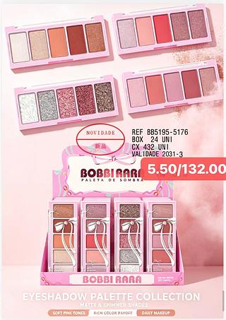 bobbi rara paleta de sombrs-24pcs/6.50