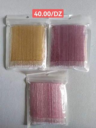 KIT100 MICROBRUSH CONTONETE ALONGAMENTO FIO A FIO-12SACOS/3.33