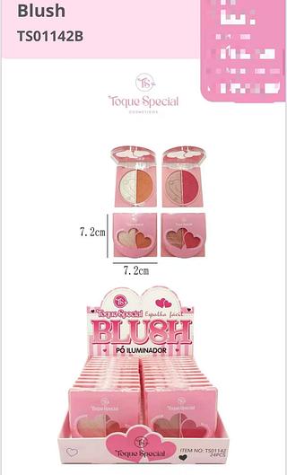 TOQUE SPECIAL BLUSH E ILUMINADOR-24PCS/5.50