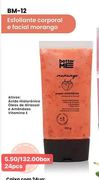 BETTER ME ESFOLIANTE MORANGO-24PCS/5.50