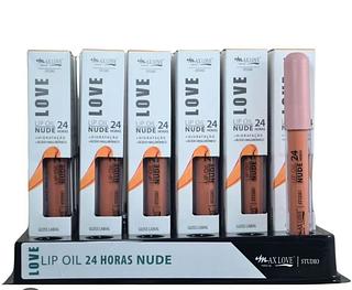 MAXLOVE LIP OIL 24 HORAS NUDE-NO801 -36PCS/5.08