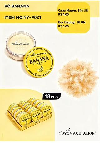 YOYO MAQUIAMOR PO BANANA-18PCS/4.00