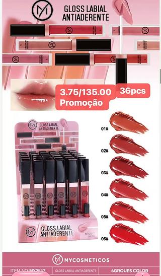 MY LIFE GLOSS LABIAL-36PCS/3.75