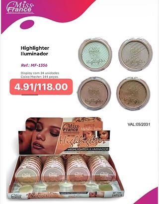 MISS FRANCE PO ILUMINADOR-24PCS/4.91