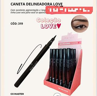 MIA MAKE CANETA DELINEADOR LOVE-24PCS/2.58