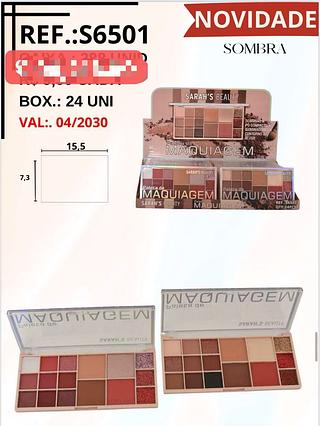 SARAHS PALETA DE SOMBRAS-24PCS/9.00