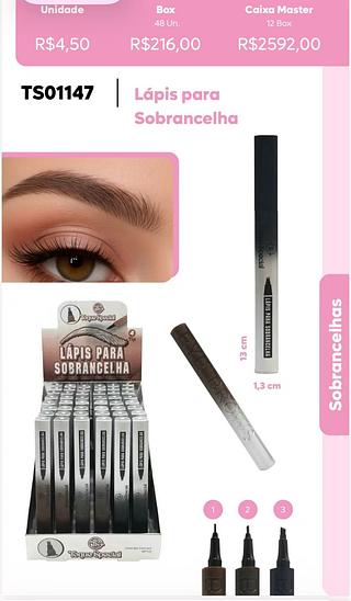 TOQUE SPECIAL .CENETA PARA SOBRANCELHA-48PCS/4.50