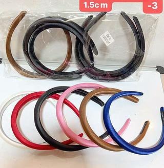 TIARA TECIDO 1.5CM-12PCS/2.50