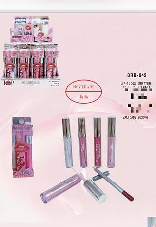 BOBBIRARA LIP GLOSS+ LAPIS LABIAL-24PCS/6.50