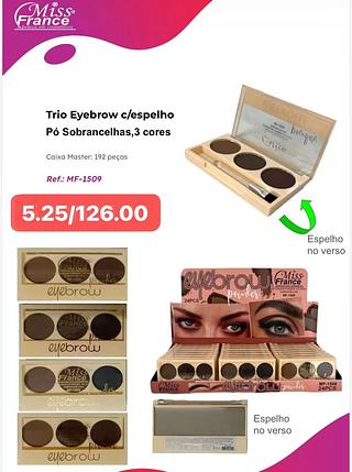 MISSFRANCE SOMBRA PARA SOBRACELHA-24PCS/5.25
