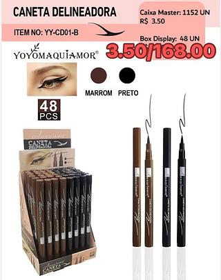 YOYO CANETA DELINEADOR -48PCS/4.00