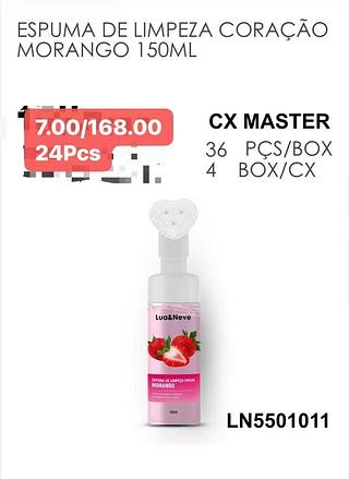 LUANEVE MOUSSE SABONETE ROSA MOSQUETA-24PCS/7.00