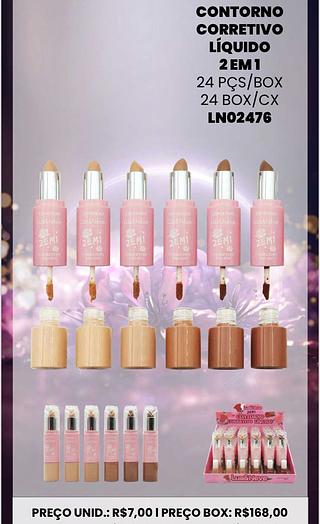 LUANEVE COTORNO E CORRETIVO LIQUIDO 2 EM 1-24PCS/6.50