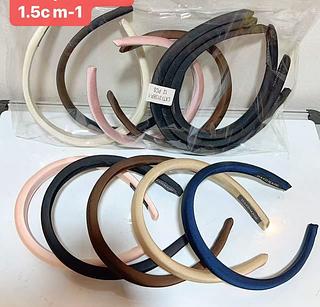 TIARA TECIDO 1.5CM-12PCS/2.50