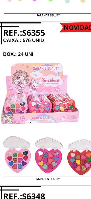 SARAHS PALETA DE SOMBRAS SWEETHE-24PCS/6.00