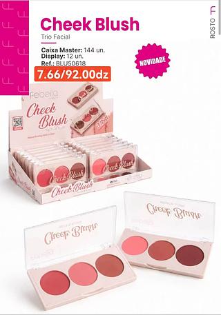FEBELLA BLUSH TRIO FACIAL 3 CORS-12PCS/7.66
