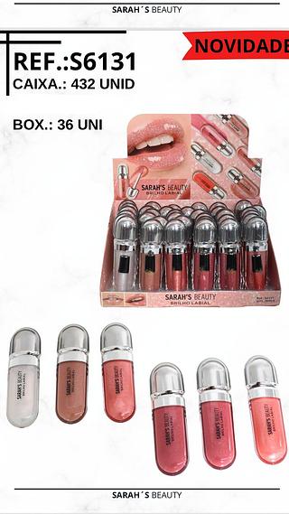 SARAHS BEAUTY BRILHO LABIAL-36PCS/7.00