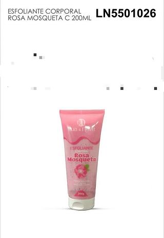 LUA NEVE ESFOLIANTE CORPORAL-ROSA MOSQUETA-12PCS/7.50