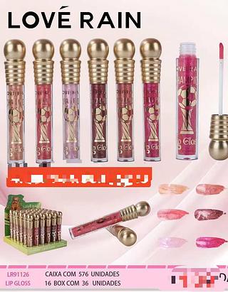 LOVE RAIN LIP GLOSS-36PCS/4.00
