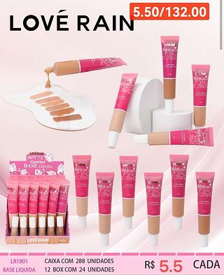 LOVERAIN BASE LIQUIDO-24PCS/5.50