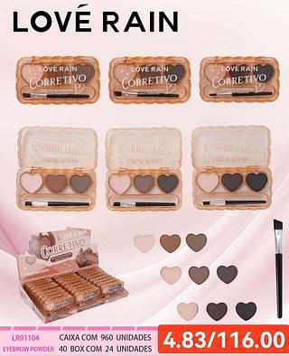 LOVE RAIN SOMBRA PARA SOBRANCELHA/24PCS-4.83