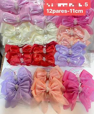 LACO PARA CABELO PRESILHA-TAMANHO G-12PARES/2.50