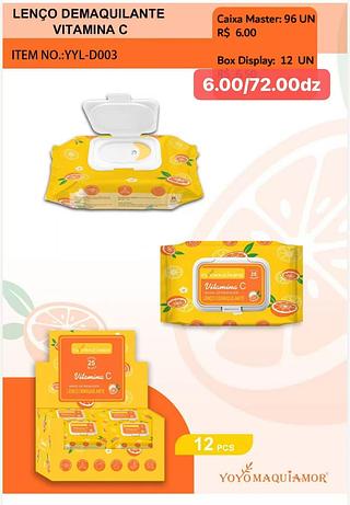 YOYO LENCO DEMAQUILANTE VC-12PCS/6.00
