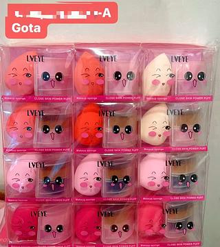 KIT DE ESPONJA PARA MAQUIAGEM-12PCS/4.00